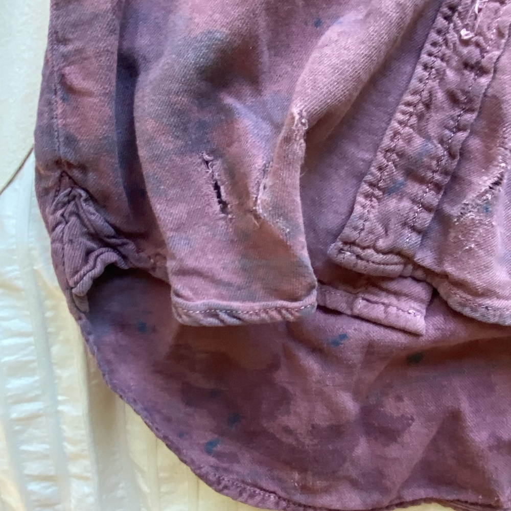NSF Distressed Button Up - Picture 5 of 6